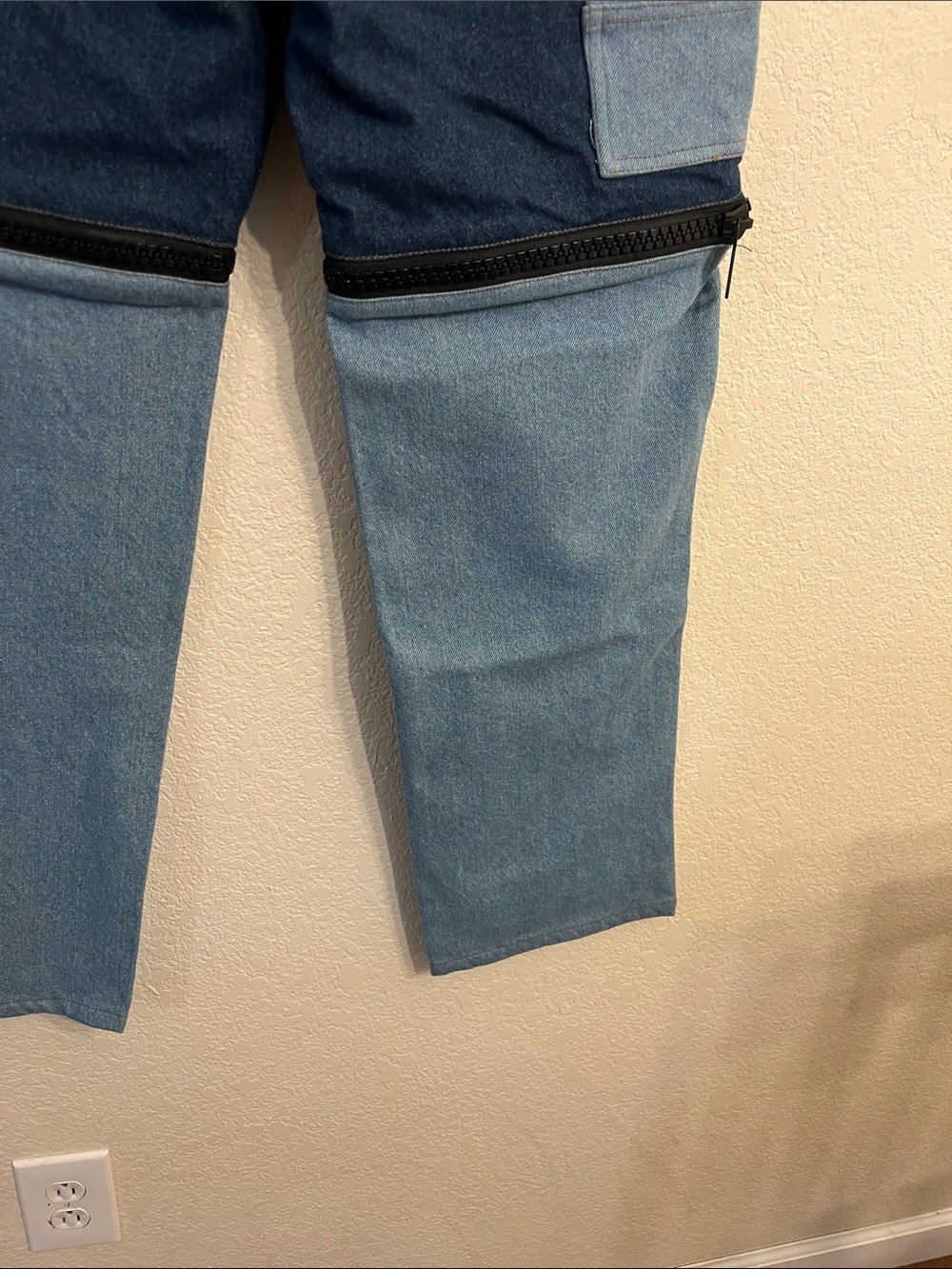 Teddy Fresh convertible patchwork/ two tone Jeans - Picture 13 of 13